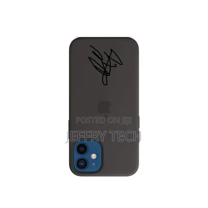 iPhone 12 Mini Silicone Back Case - Black