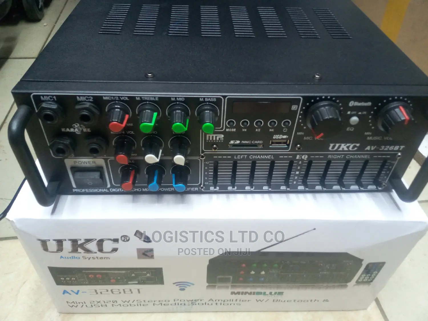 UKC Model AV-326BT Karaoke Amplifier Power Mixer BLUETOOTH