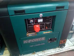 K Power Diesel Silent Generator 3phase +Free ATS