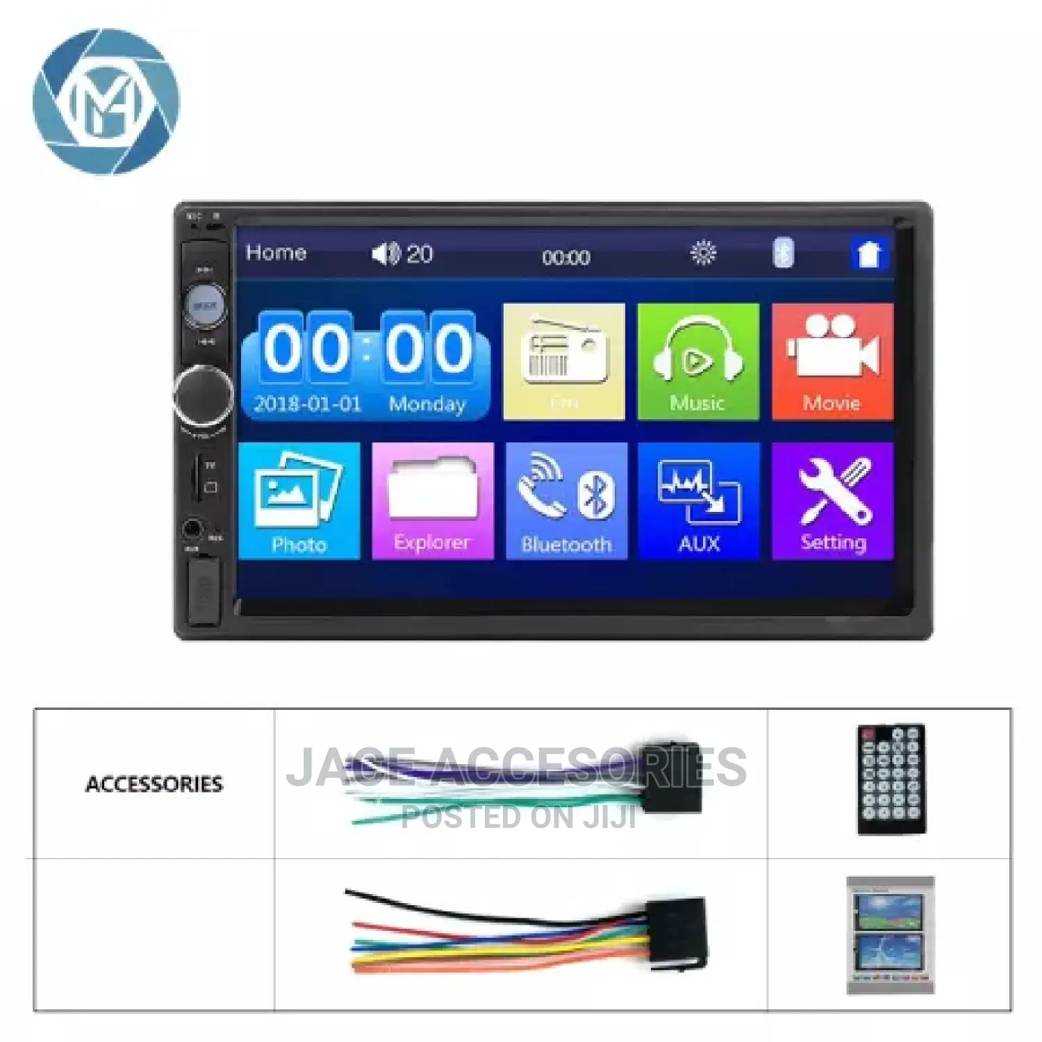 Mp5 Car Radio 7 Inch+Free Reverse+ Installation