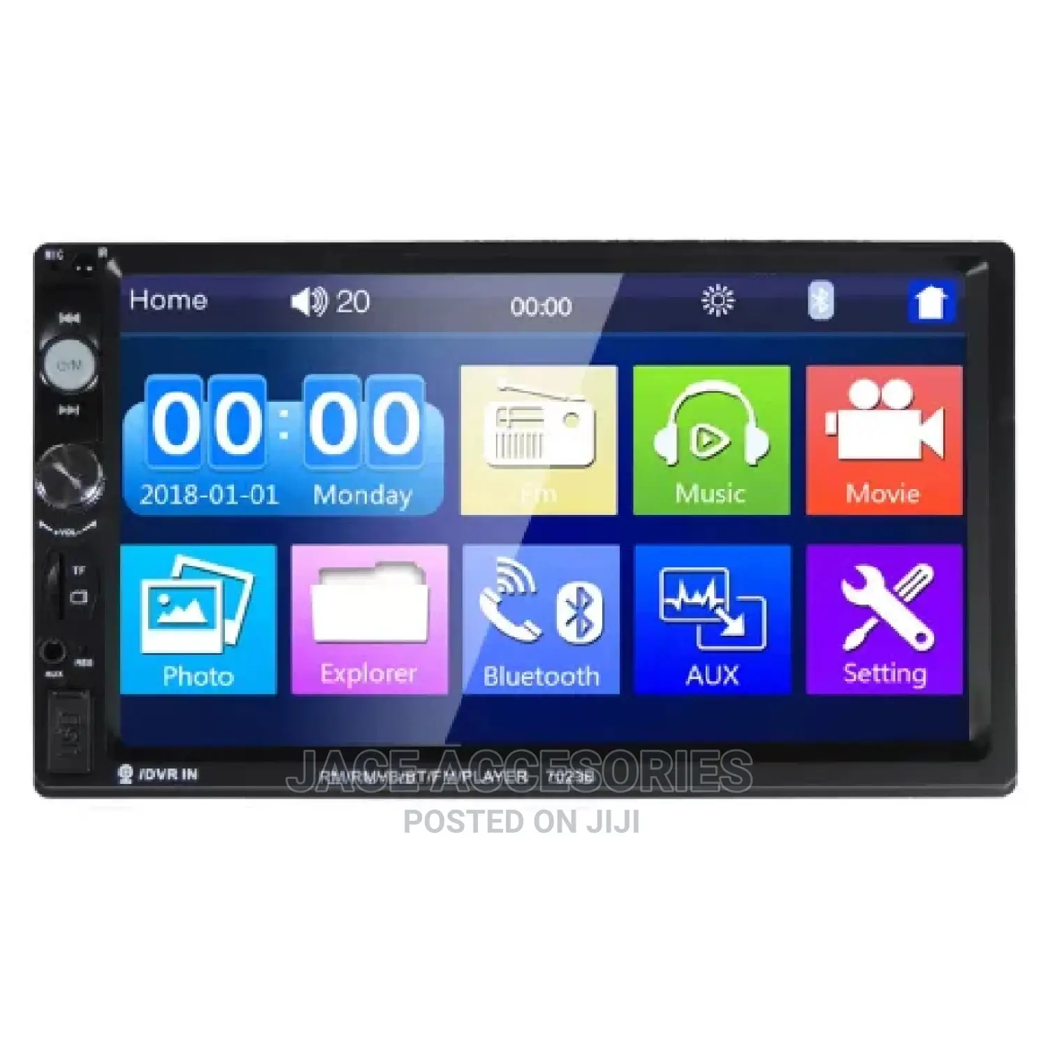 Mp5 Car Radio 7 Inch+Free Reverse+ Installation