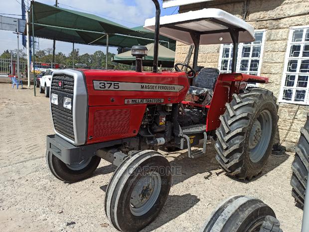 MF 375 Tractor Plus Plow - thumbnail 3
