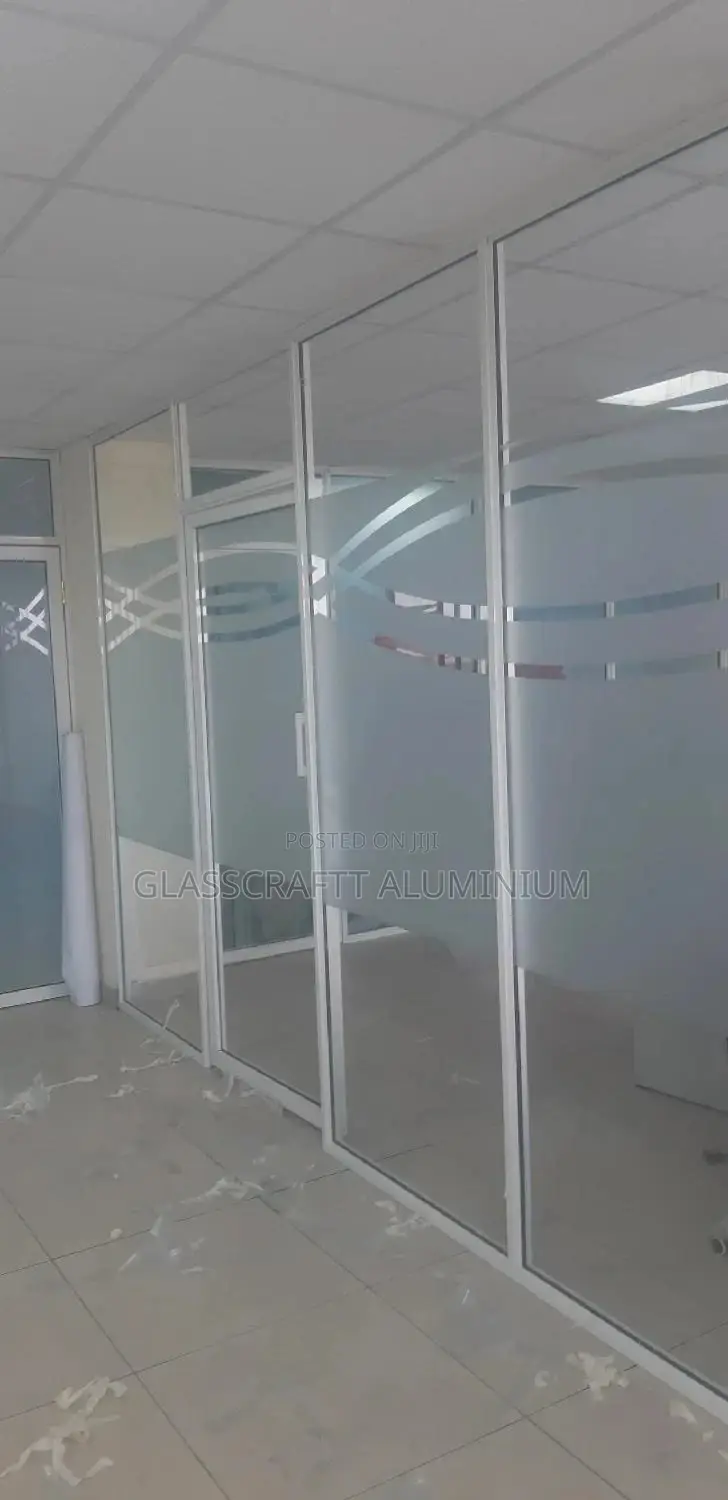 Frosted Office Partitions