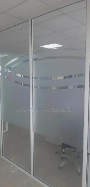 Frosted Office Partitions