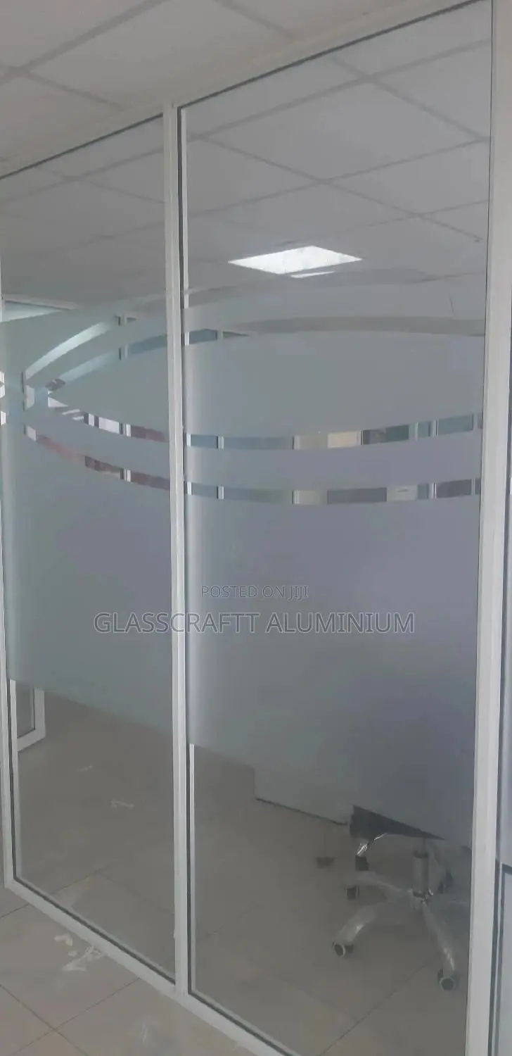 Frosted Office Partitions