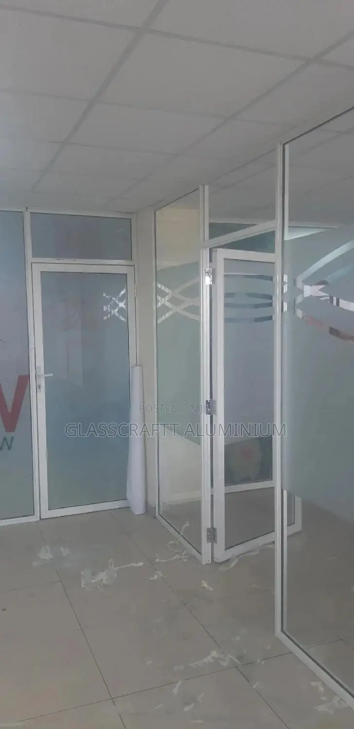 Frosted Office Partitions