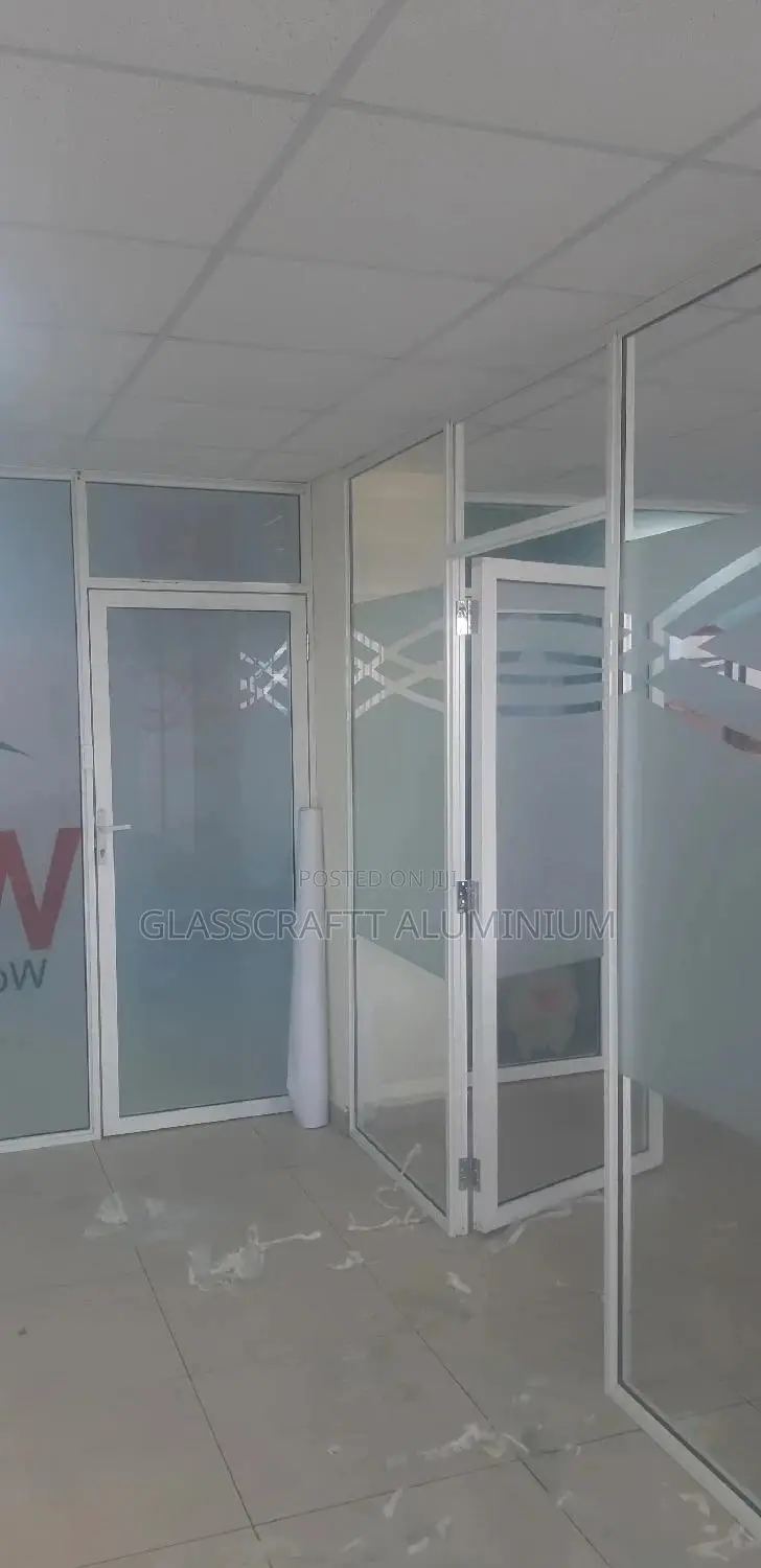 Frosted Office Partitions