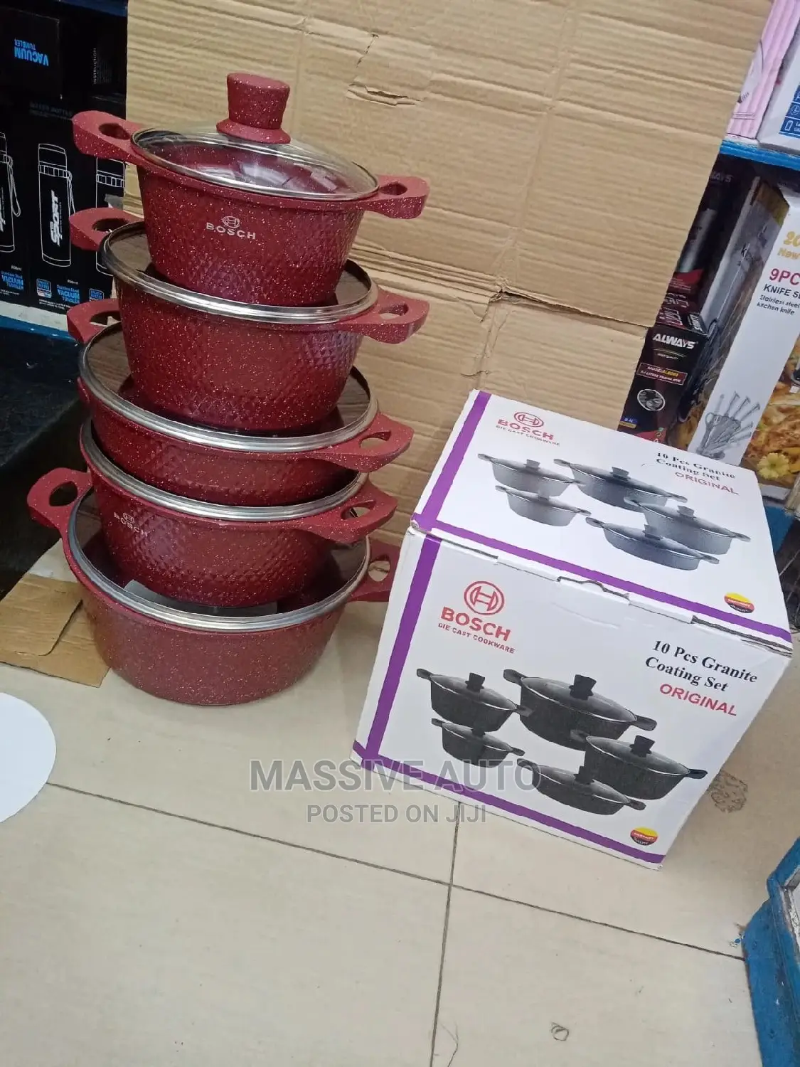 Maroon Dark Bosch Cookware