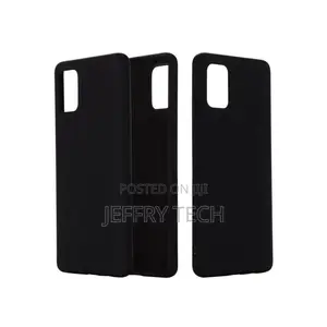 Samsung Galaxy A51 Sillicon Back Cover (Black)