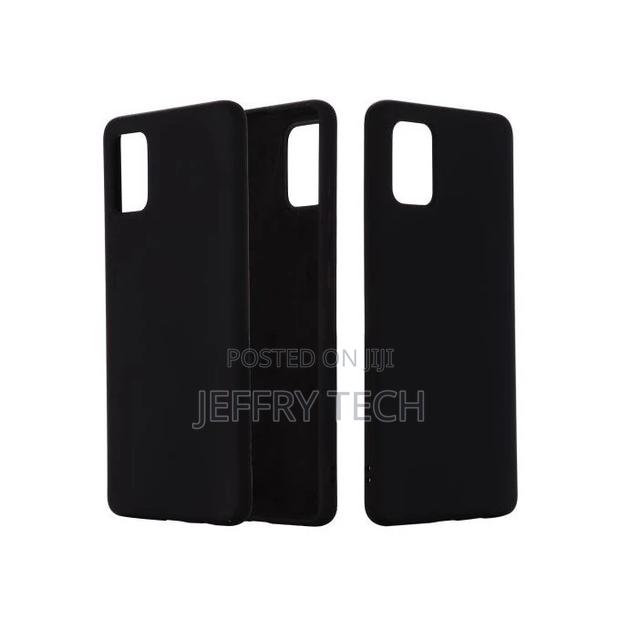 Samsung Galaxy A51 Sillicon Back Cover (Black) - main view