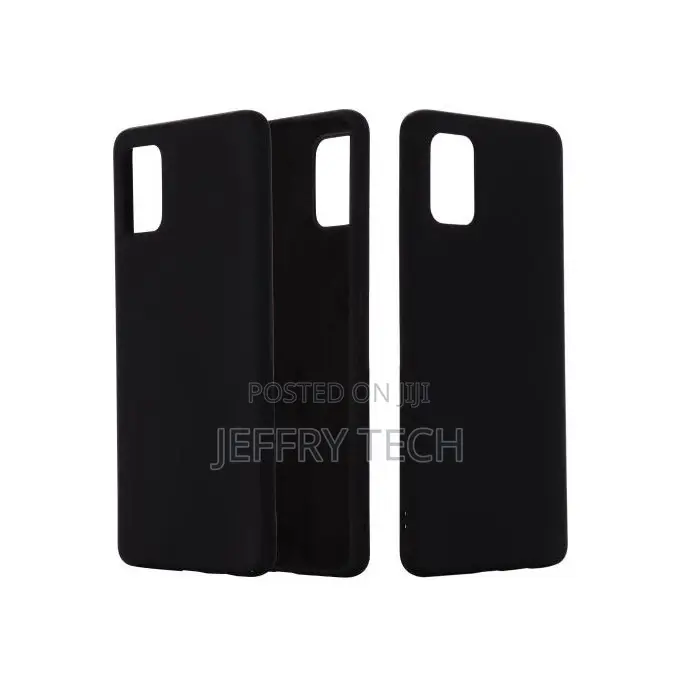 Samsung Galaxy A51 Sillicon Back Cover (Black)
