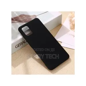 Samsung Galaxy A51 Sillicon Back Cover (Black)