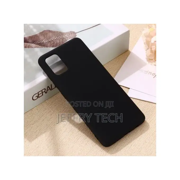 Samsung Galaxy A51 Sillicon Back Cover (Black)