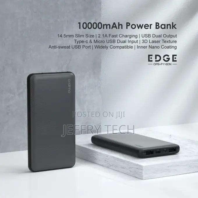 Oraimo OPB-P116DN 10000 Mah Power-Bank Dual Fast Charging
