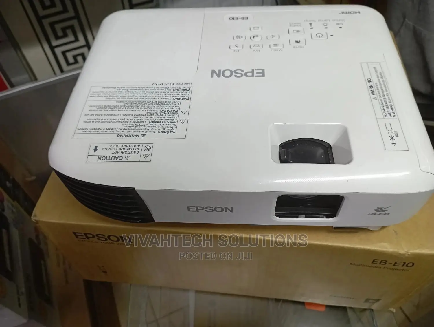 Epson Eb E10 Multimedia Projector 3600 Lumens 3LCD
