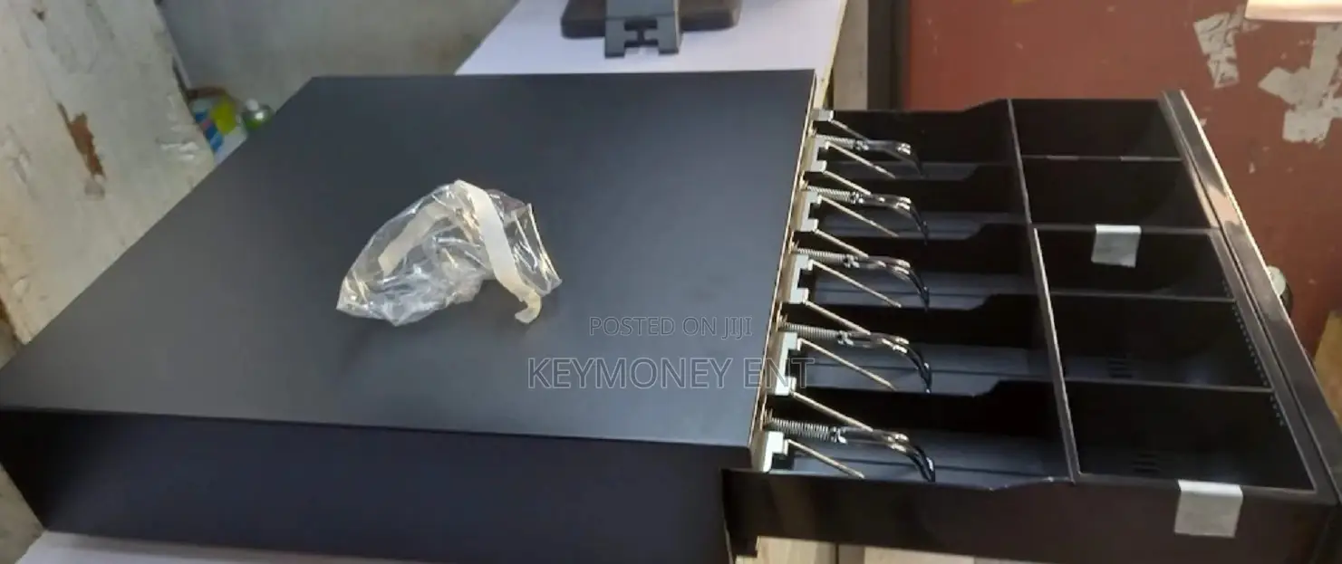 Big Size 5tray POS Cash Tray With Manual Key