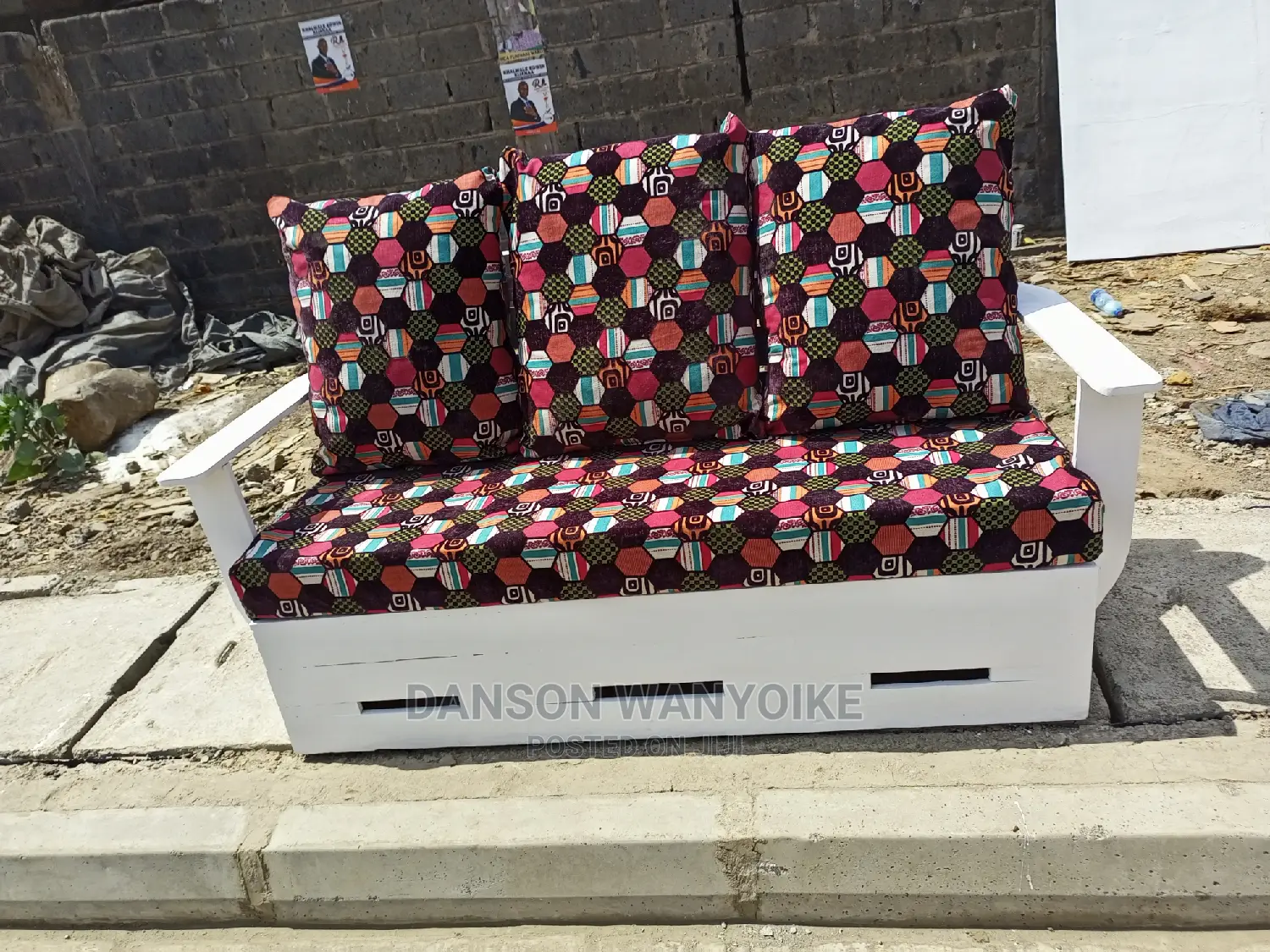 Pallet Three Seater Sofa