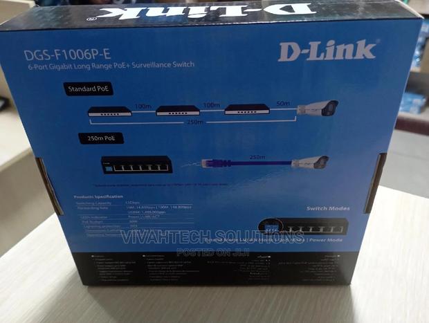 D-Link 6-Port Gigabit Long Range Poe+Surveillance Switch - thumbnail 4