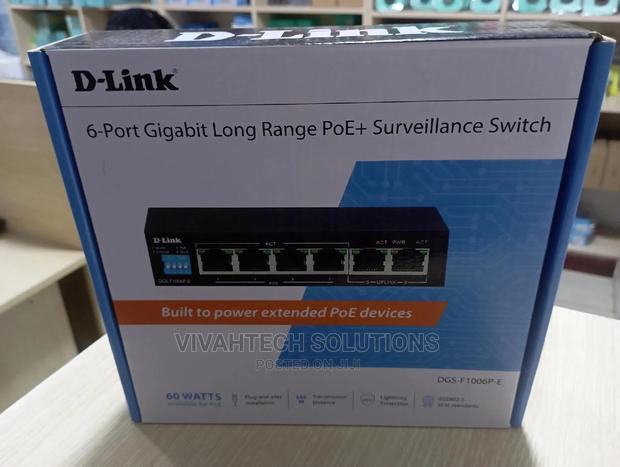 D-Link D-Link 250M 6-Port 1000mbps Switch With 4 Poe Ports - thumbnail 2