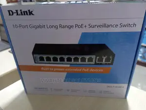 D-Link 8GE Poe+ 2GE Uplink 250m Poe Switch DGS-F1010P-E