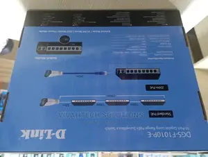 D-Link 8GE Poe+ 2GE Uplink 250m Poe Switch DGS-F1010P-E
