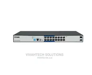 D-Link DGS-F1210-18PS-E 16-Port Gigabit Long Range 250m Poe+