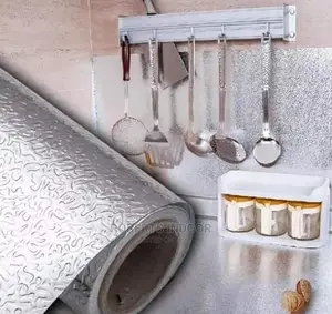 Silver Marble Contact Paper