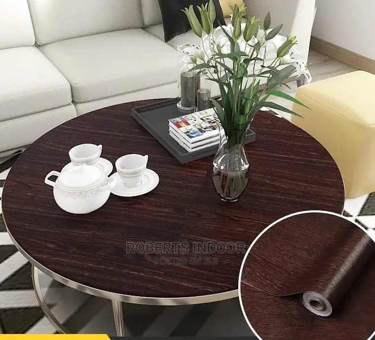 Dark Brown Marble Contact Paper