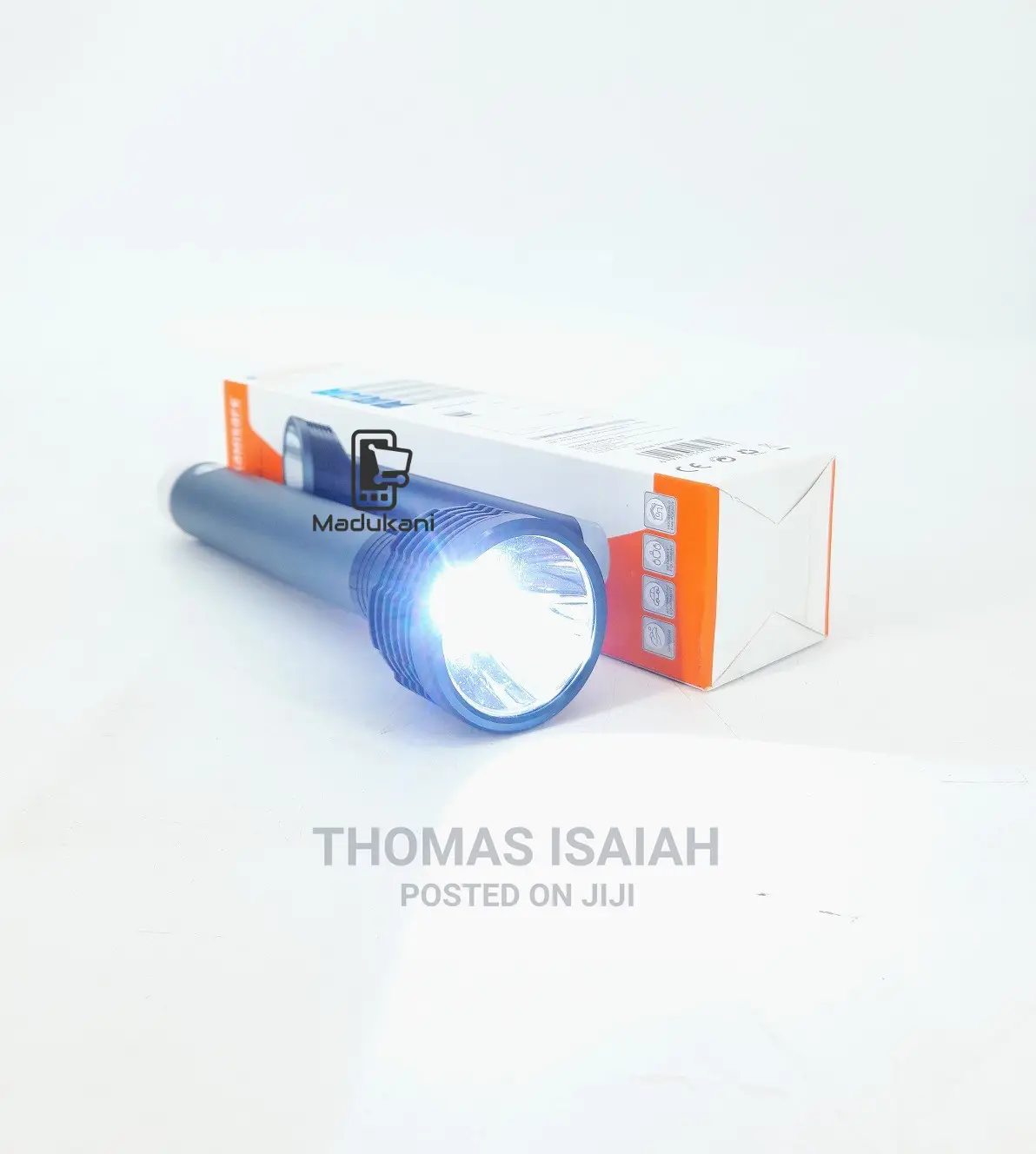 Kamisafe KM H07U Rechargeable Aluminium Alloy Flashlight Tor