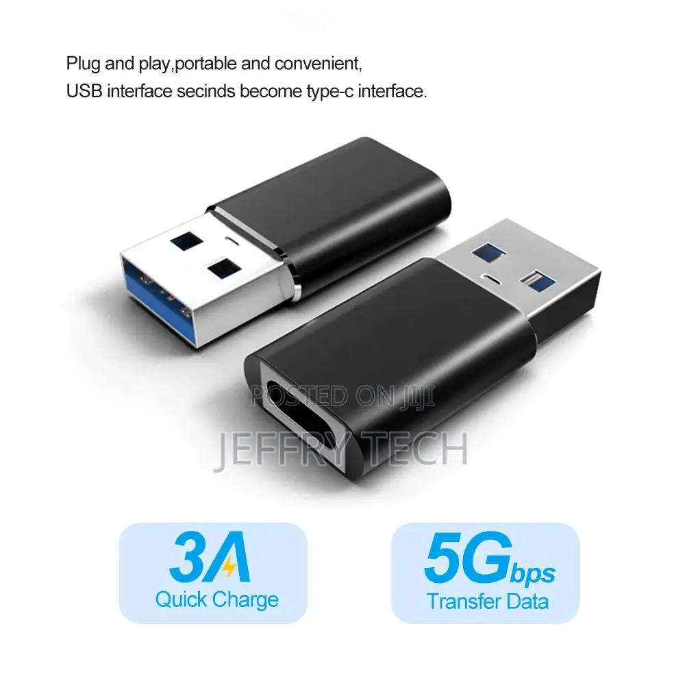 Adapter USB Type C Female Connector to USB a 2.0/3.0 Male Ch