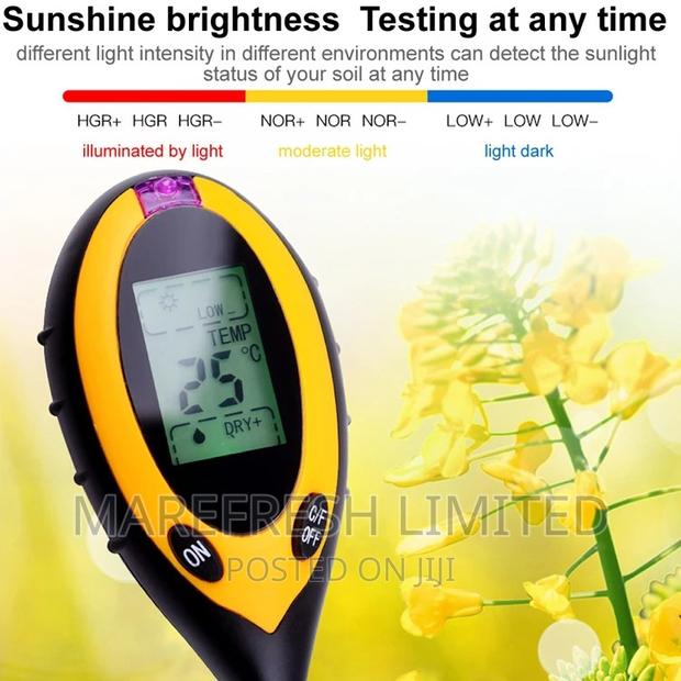 Digital Precision Soil PH Meter 4 in 1, Soil PH Tester - thumbnail 4