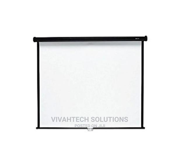 Manual Wall Mount Projector Screen 180cm by 180cm 70"By70"
