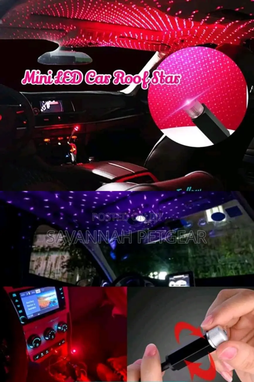 Led Car Roof Star Night Light Romantic Usb Projector Atmosph