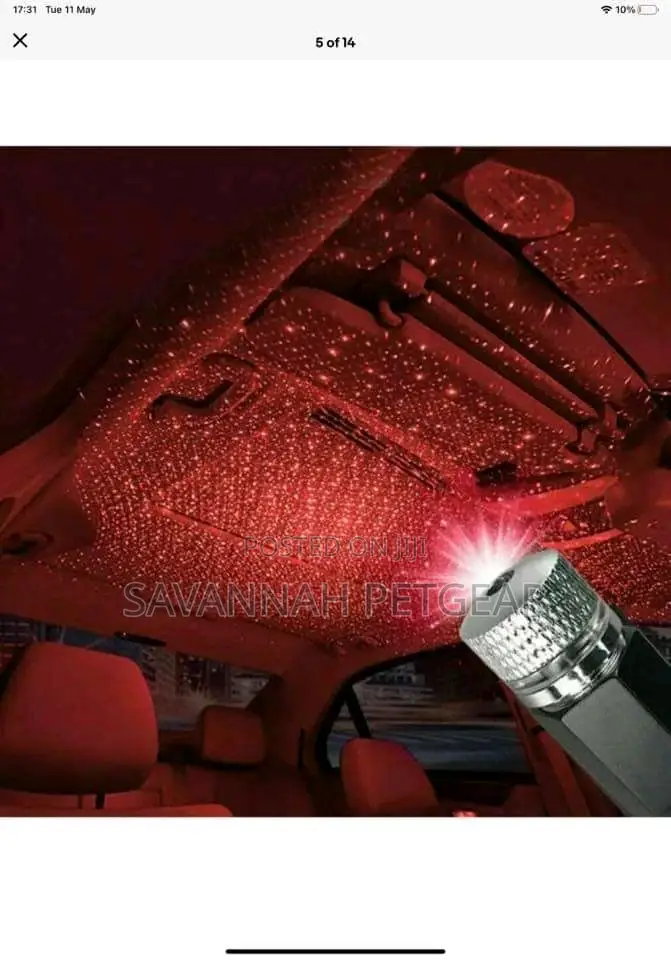 Led Car Roof Star Night Light Romantic Usb Projector Atmosph