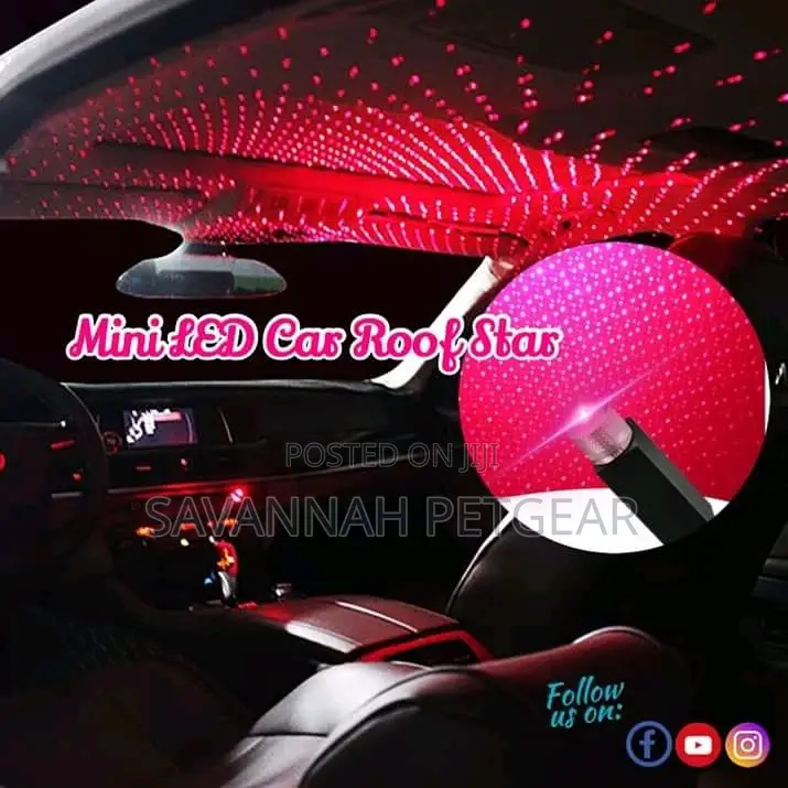 Led Car Roof Star Night Light Romantic Usb Projector Atmosph