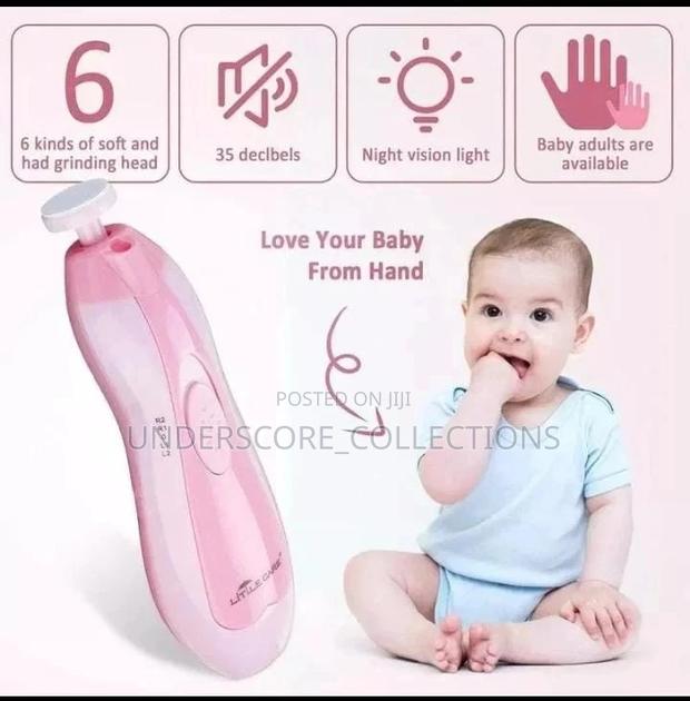 Electric Baby Nail File Clippers Toes Fingernail