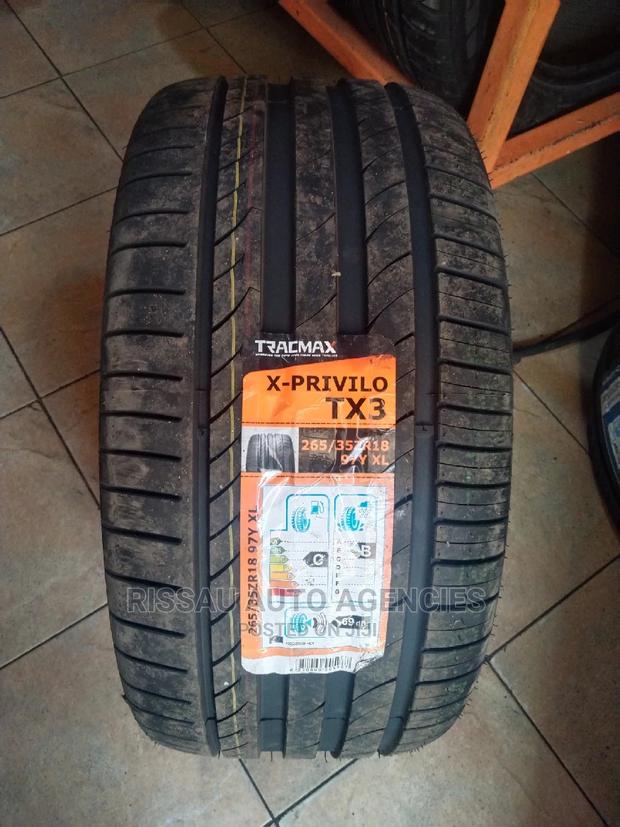 265/35 R 18 Tracmax Tyres.