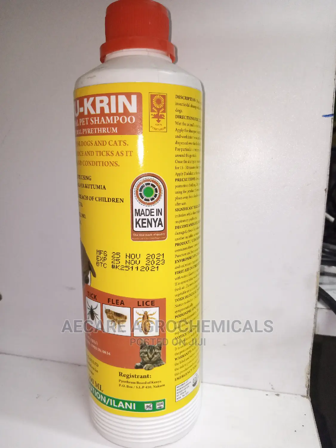 Dudukrin Insecticidal Pet Shampoo 500ml