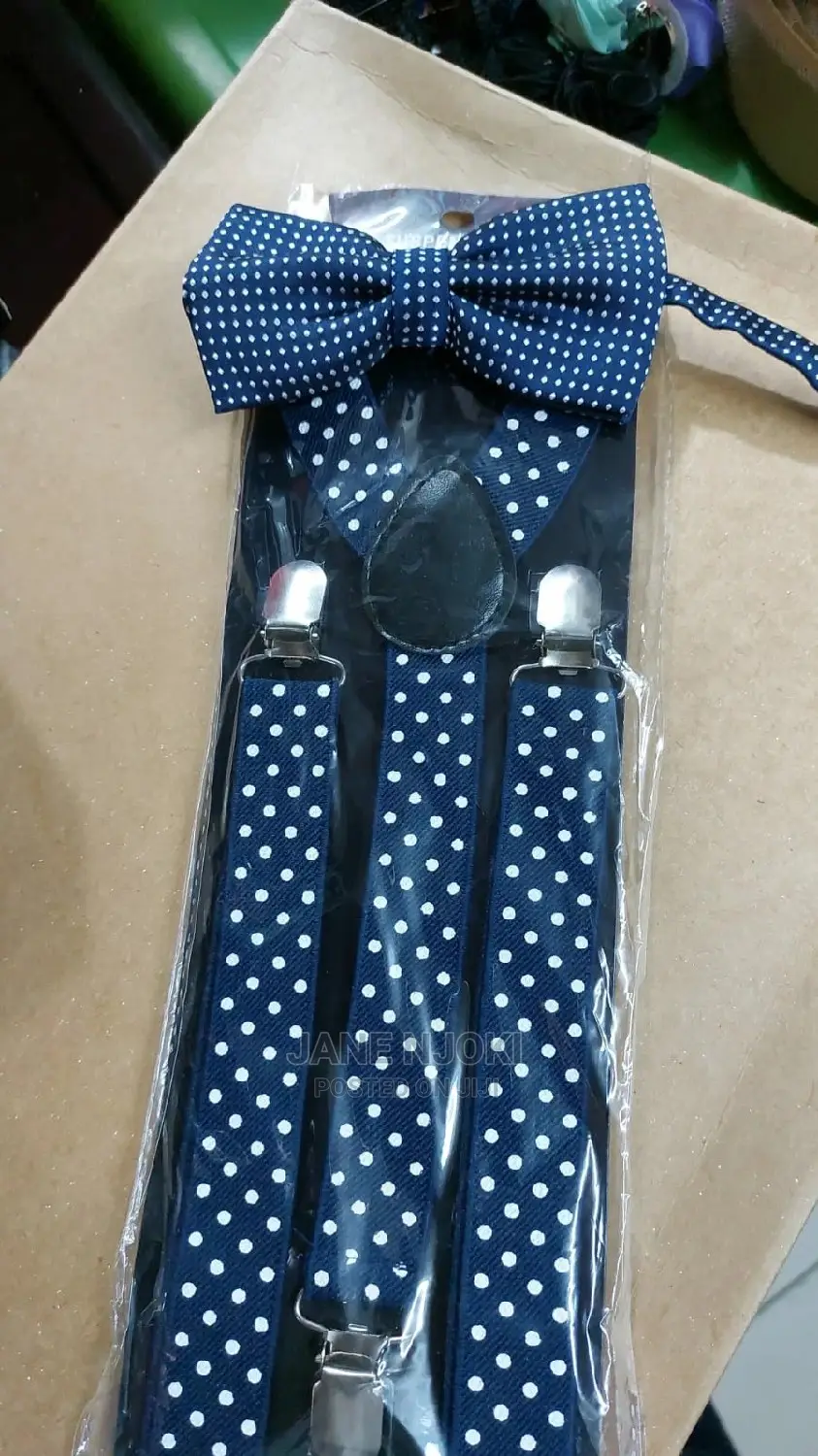 Nblue Suspender Dotted