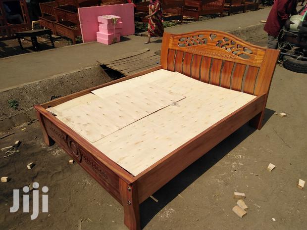 Beds (Mahogany Wood) 5*6feets