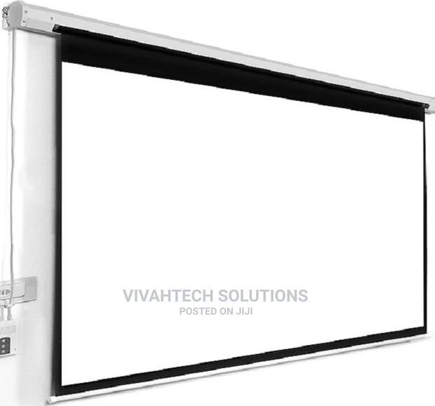 Lw Eps 200E Electric Projector Screen 200 X 200CM - main view