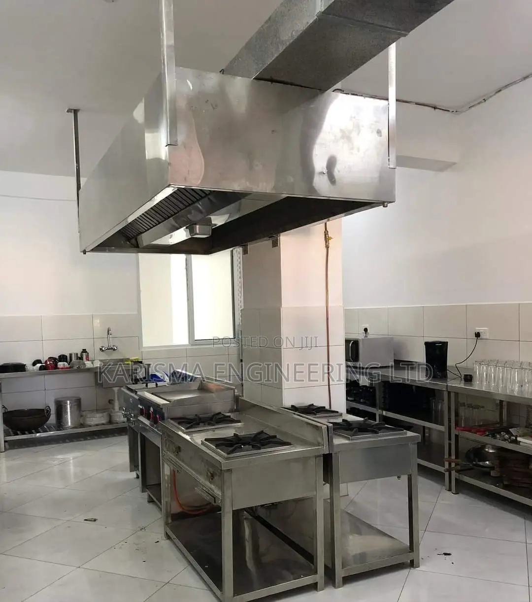 Kitchen Hood Stainless Steel Custom Made