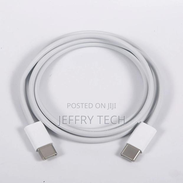 Type C to Type C TPE Fast Charging Data Cable 5V 3A 60w Whit