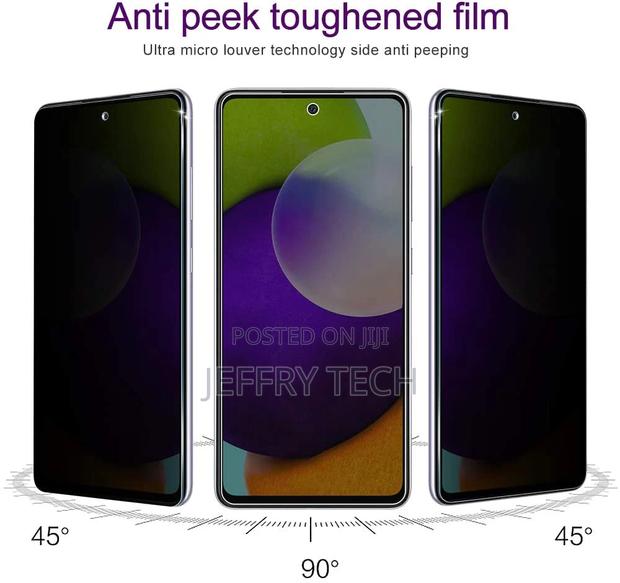 Privacy Screen Protector for Samsung Galaxy A22 A12 A32 A42 - thumbnail 2