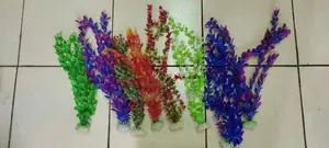 Blue, Orange, Purple Aquarium Plants