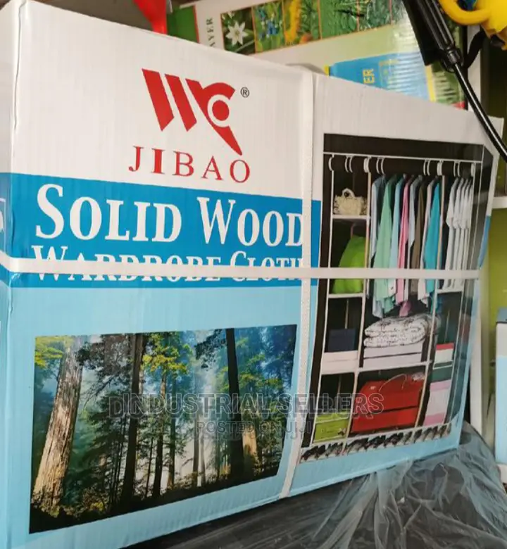 Solid Wood 3 Column Wardrobe