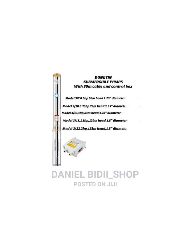 Dongyin Submersible Pump 0.5hp 50m +Control Box