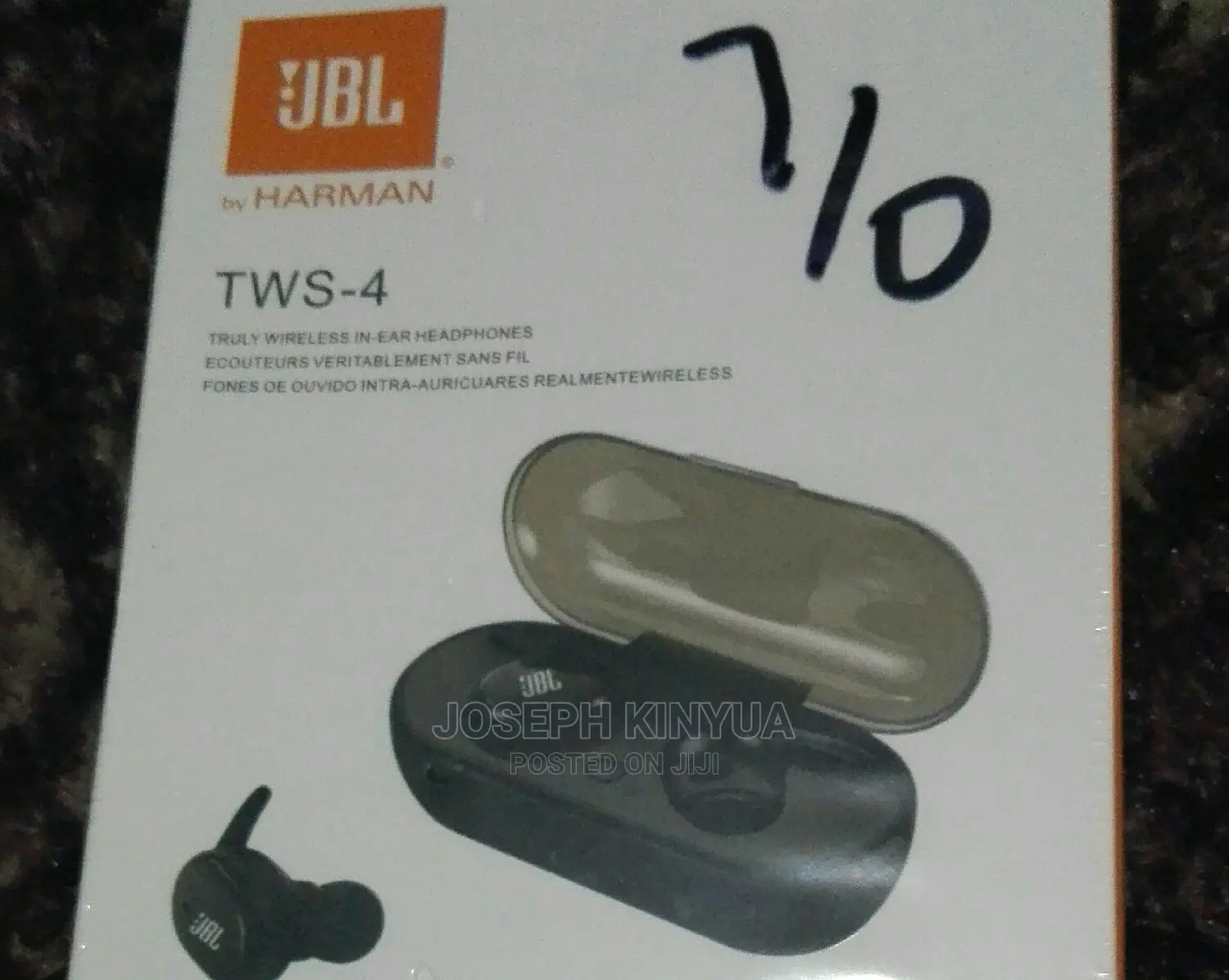 JBL Truly Wireless in -Ear Headphones TWS-4 Model