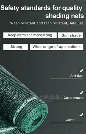 100% Virgin HDPE+4%UV Shade Net