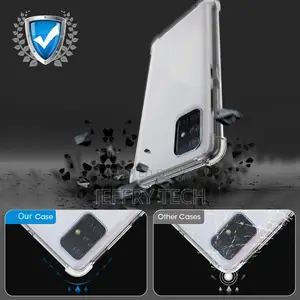 Samsung Galaxy A71 Case,Soft Clear Shock Absorption Mobile C